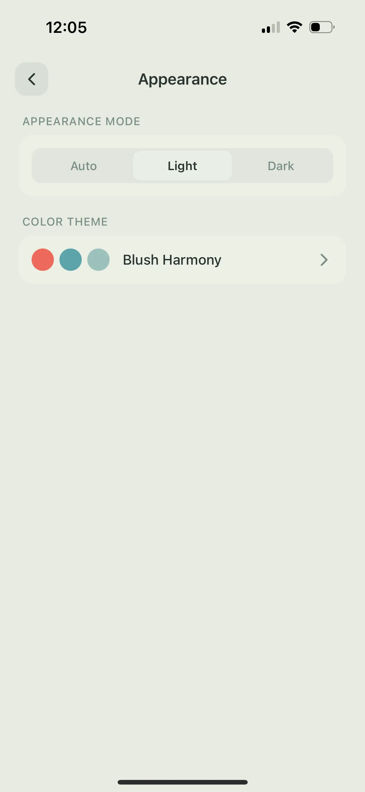 Changing Themes