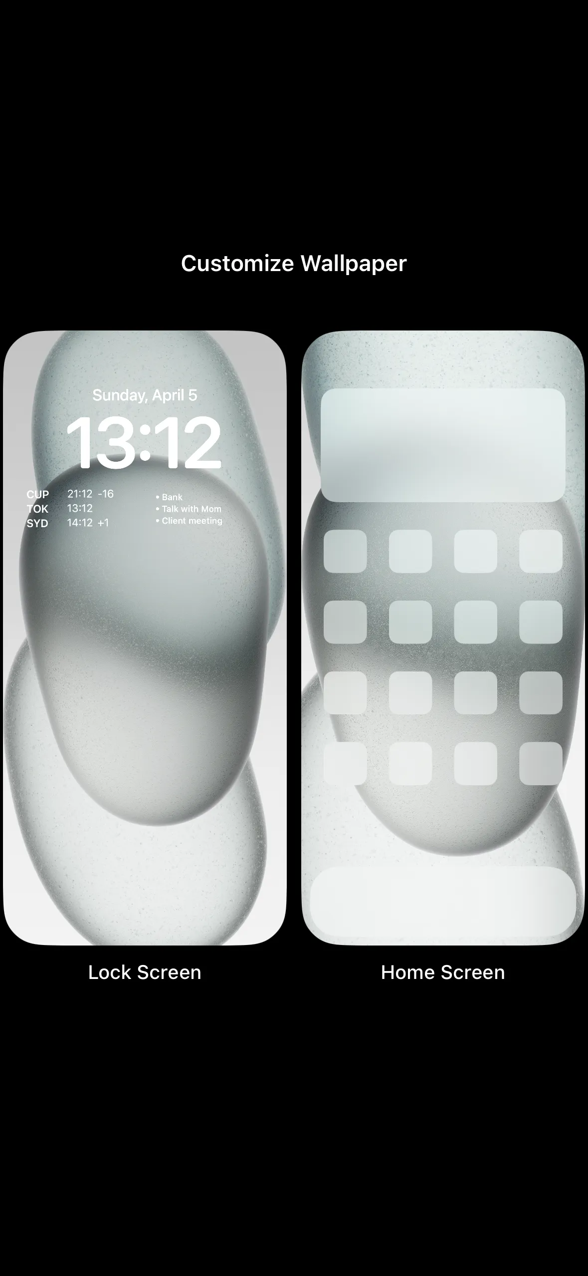 Tap "Lock Screen"