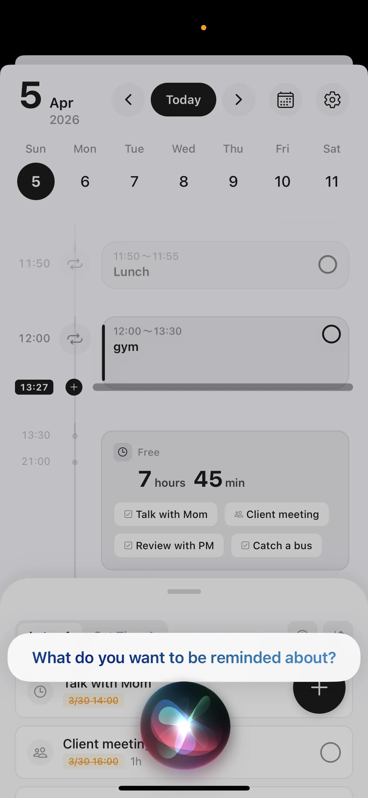 Enter by voice