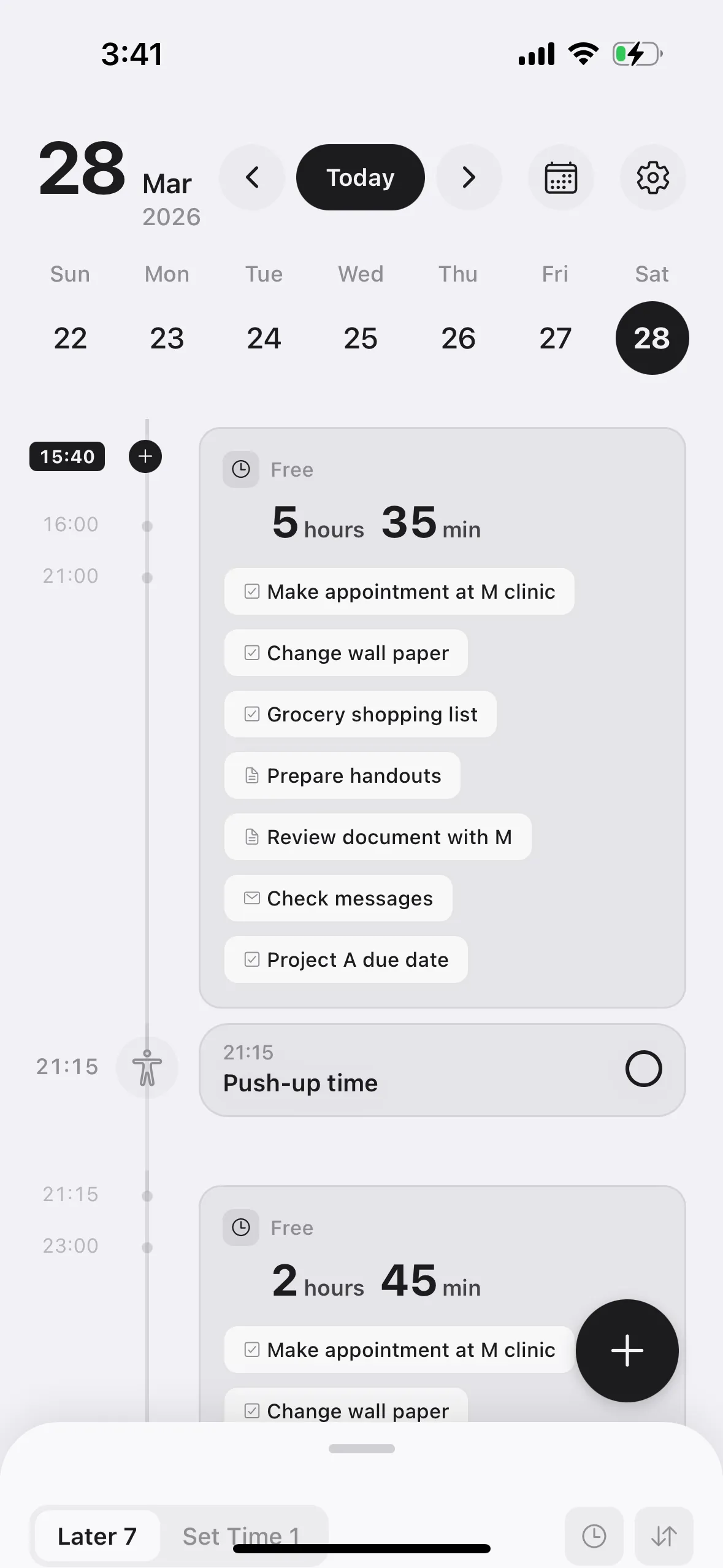 Viewing the Monthly Calendar