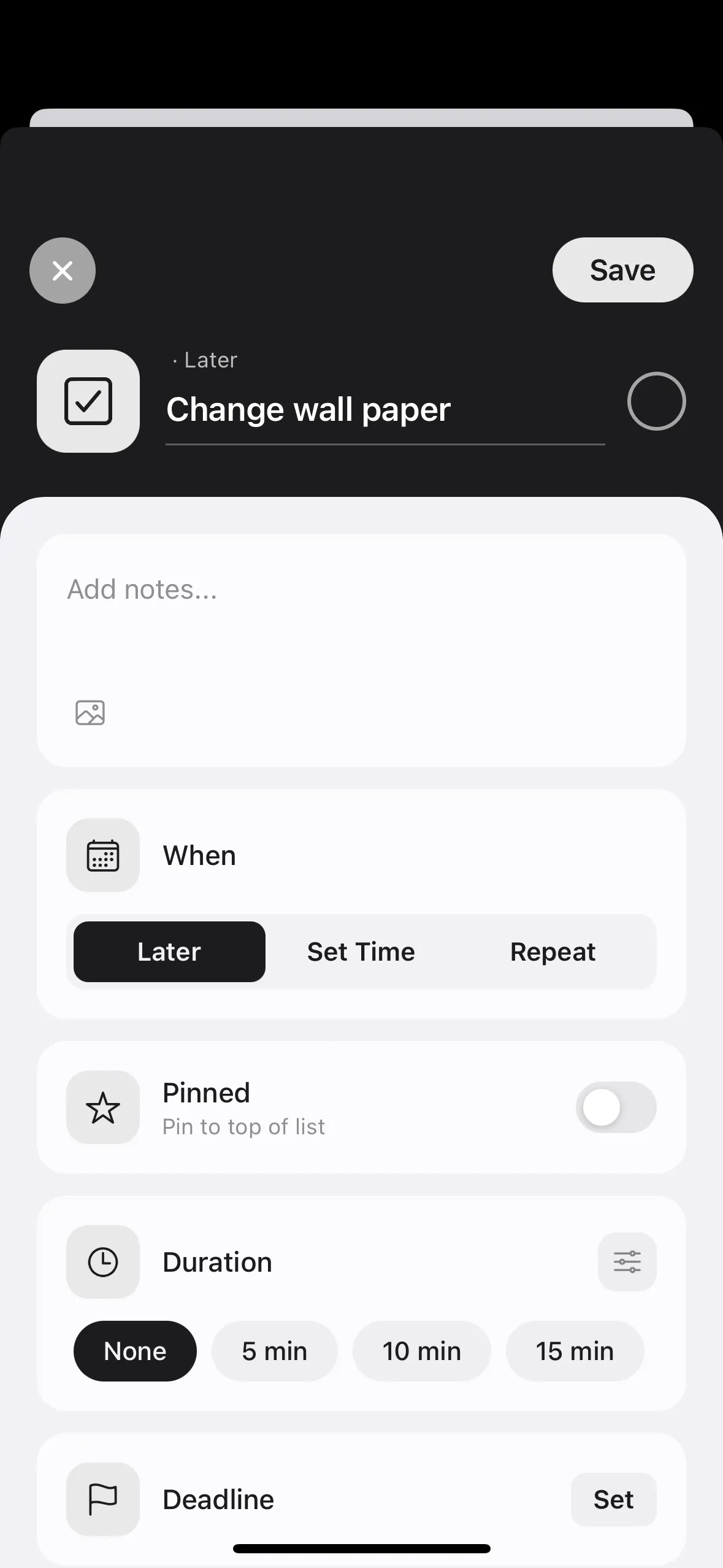 Using the Later list as your main workflow